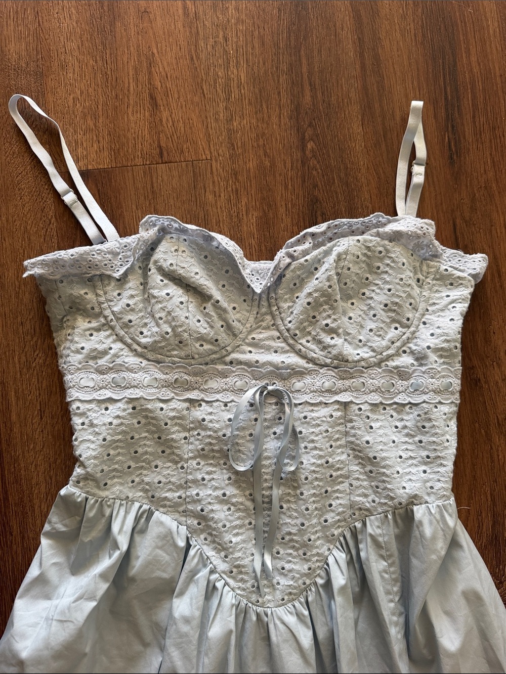 House Of Cb Jaime Cotton Broderie Anglais Midi Sundress - Picture 6 of 10
